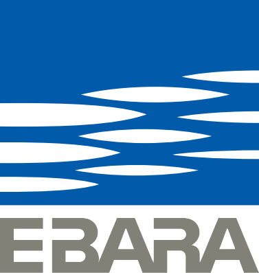 نمای روبرو و جانبی پمپ محیطی EBARA PRA 0.5 M نیم اسب تکفاز