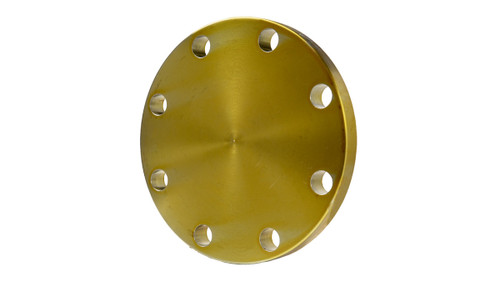 نمای نزدیک از فلنج کور کلاس 16 بار ساختهشده از فولاد A105