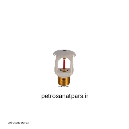 فروش اسپرینکلر بالا زن 1.2 اینچ واکنش سریع دمای عملکرد 68 درجه سفید