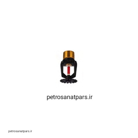 فروش اسپرینکلر پایین زن 1/2 اینچ واکنش سریع دمای عملکرد 68 درجه مشکی