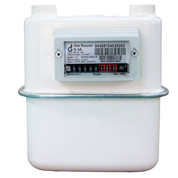 کنتور گاز گازسوزان مدل G4 برای اندازهگیری مصرف گاز خانگی