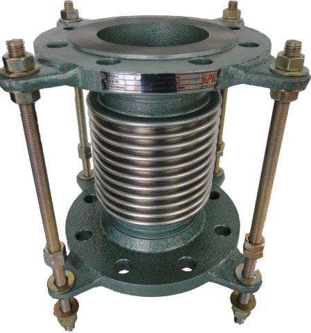 لرزه گیر آکاردئونی مهاردار