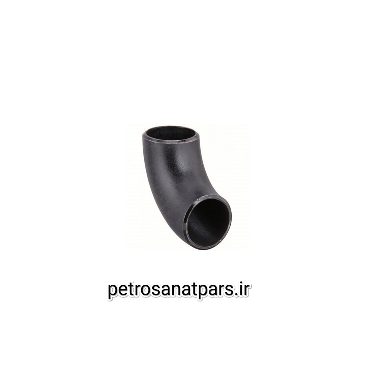 زانویی ۹۰ درجه جوشی رده ۴۰ سایز ۱/۲ اینچ | فولادی