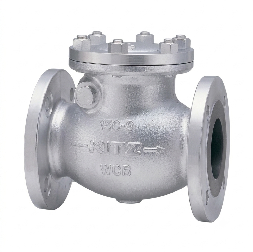شیر یکطرفه دریچه فولادی کلاس 150 فلنجی ASTM A216 WCB